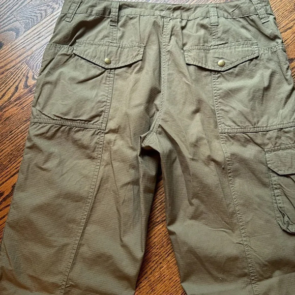 MICHAEL Michael Kors olive technical fabric lightweight cargo pants New with tag - Picture 5 of 7